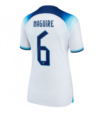 Lacne Ženy Futbalové dres Anglicko Harry Maguire #6 MS 2022 Krátky Rukáv - Domáci